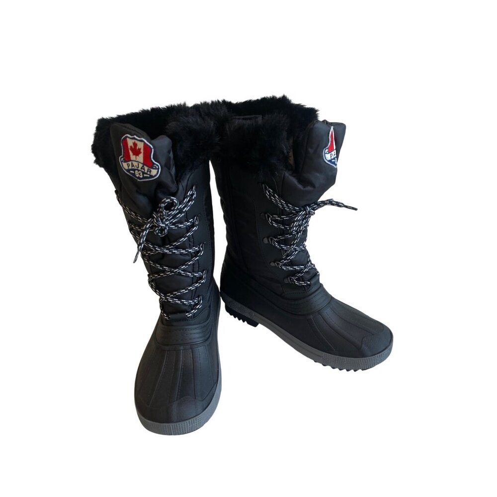 NWT PAJAR Doris Faux Fur-Lined Winter Boots Women’s 9 -40F - Picture 14 of 16